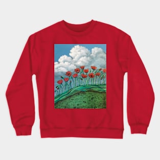 Poppies Crewneck Sweatshirt